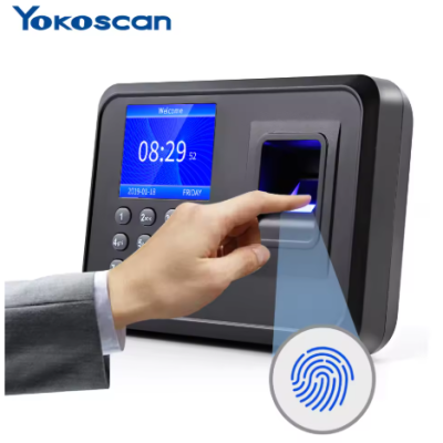 YK&SCAN البيومترية بصمة وقت الحضور على مدار الساعة مسجل جهاز التعرف على الموظف الإلكترونية