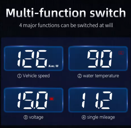 WYING M3 Auto OBD2 نظام تحديد المواقع متابعة العرض السيارات إلكترونيات هود العارض عرض رقمي سيارة عداد السرعة اكسسوارات لجميع السيارات